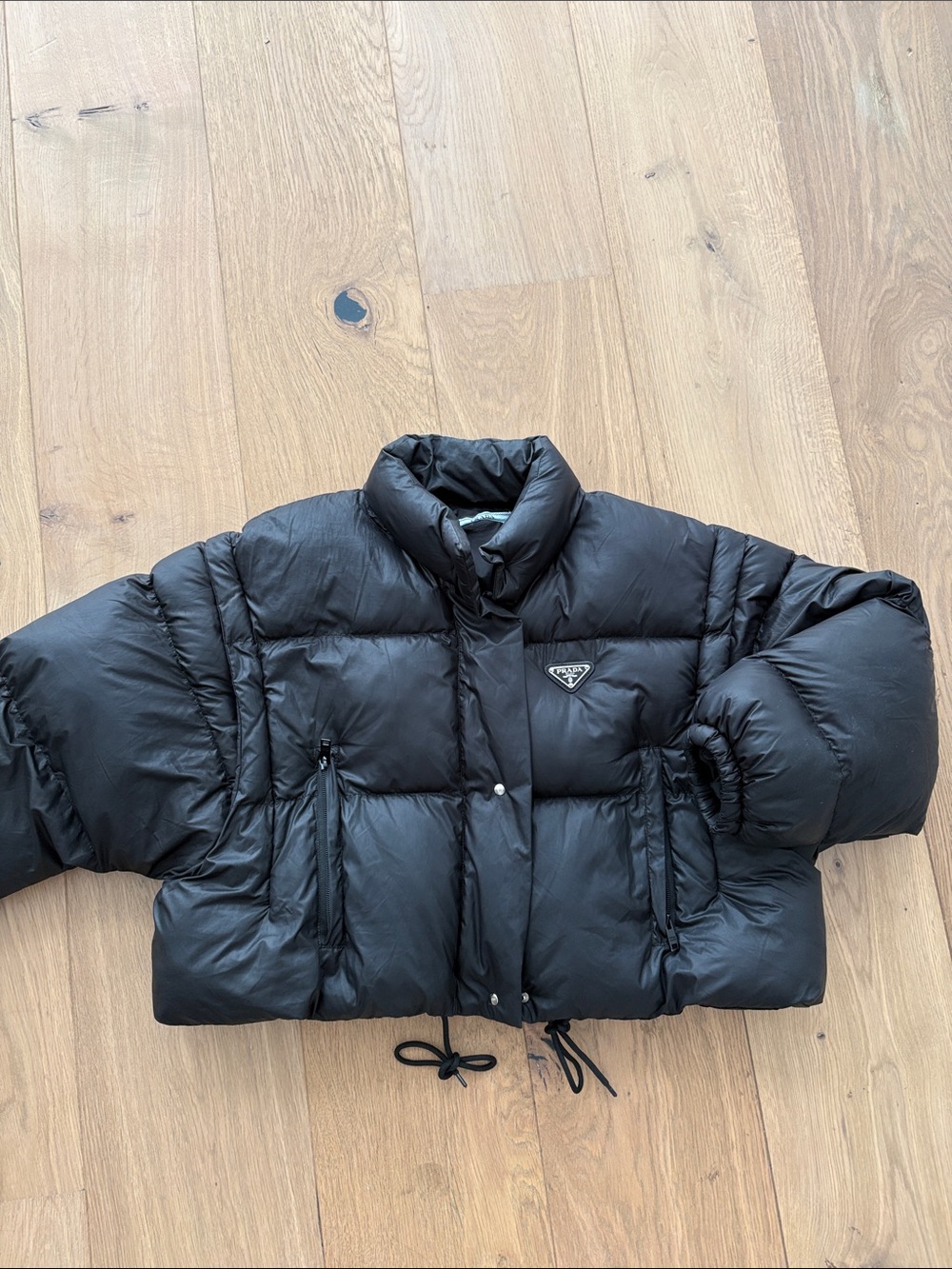 Prada Cropped Puffer Jacket Vest - Picture 2 of 16